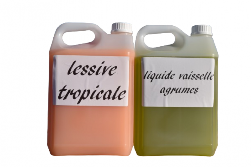 Pack 6 : Lessive Tropicale ultra concentrée + Liquide vaisselle Agrumes Produits pas cher